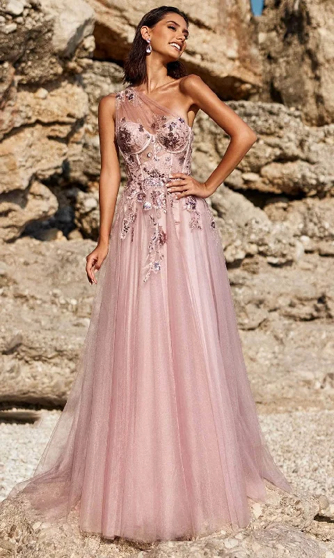 Limited-Time Offer Blush by Alexia Designs 12166 - Floral Embroidered Prom Gown