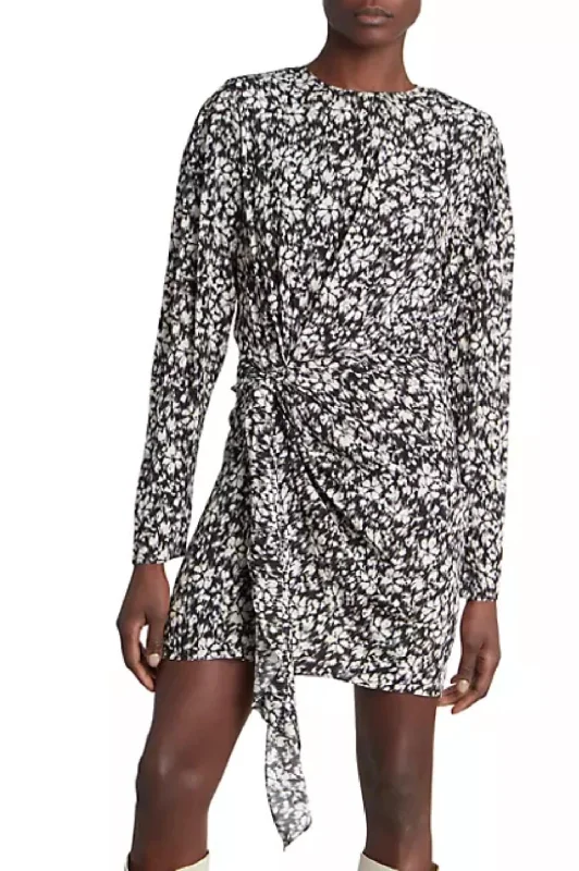Huge Price Cut Dulce Dress In Black/white
