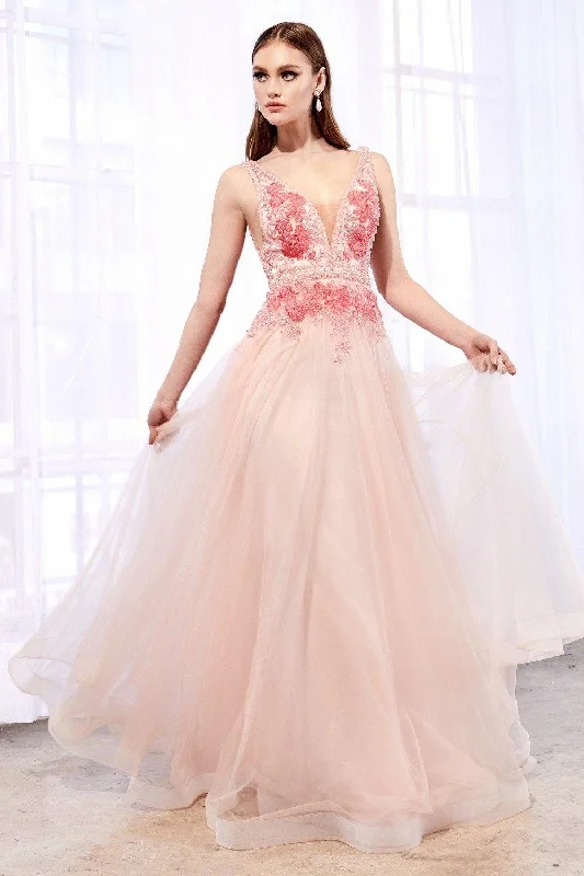 Refined Fashion Sale Cinderella Divine A0072 A Line Prom Dress