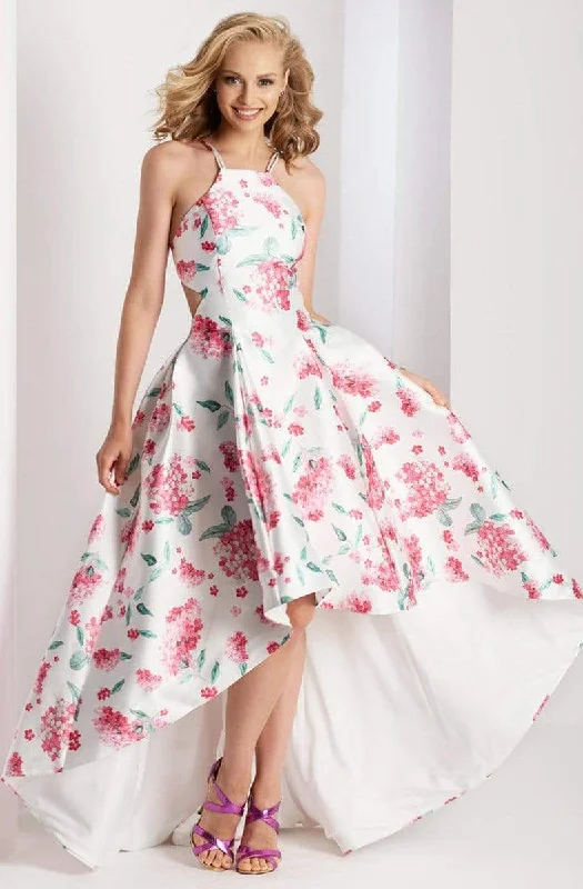 Swimwear Summer Blowout Clarisse Prom - 3564 Halter Floral High Low Prom Dress