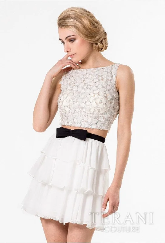 Online Boutique Stores Terani Couture 1521H0059A Two Piece Short Prom Dress