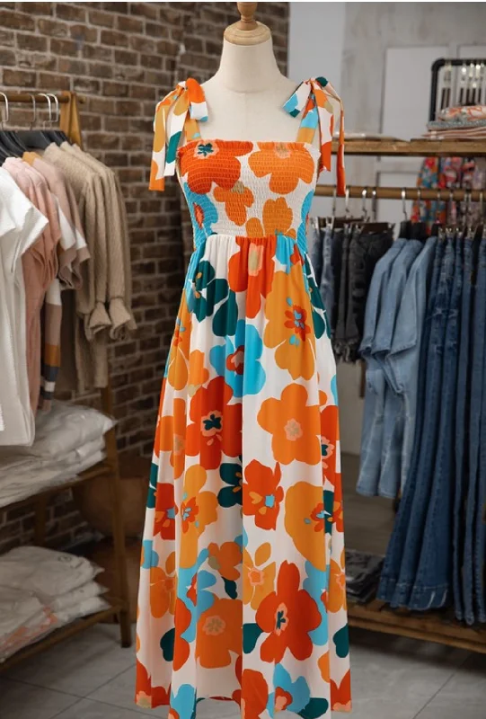 Casual Wear Floral Maxi Dress