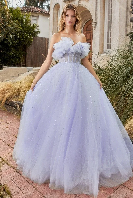 Fashion Frontiers Andrea & Leo A1199 Strapless Tulle Ball Gown