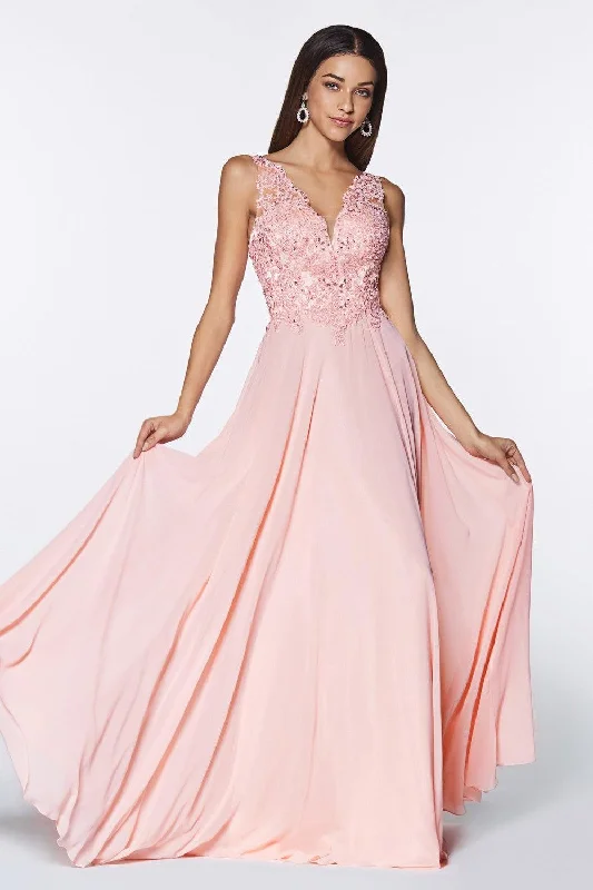 Clothing Sales Cinderella Divine UJ0123 Sleeveless Long Prom Dress Evening Gown