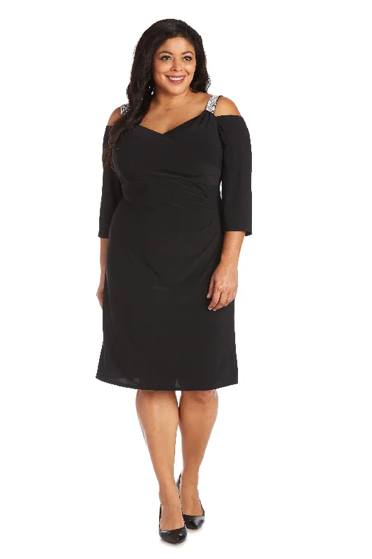 Buy More, Save More R&M Richards 7549W Short Plus Size Cocktail Dress