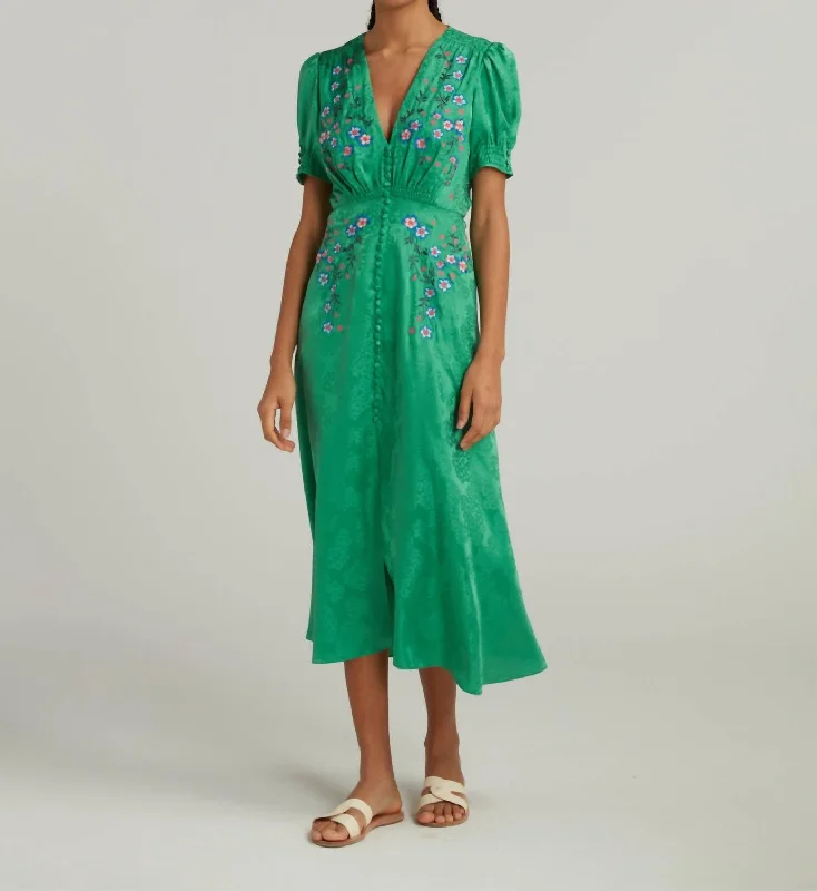 Clothes Woman Lea Dress In Kelly Green