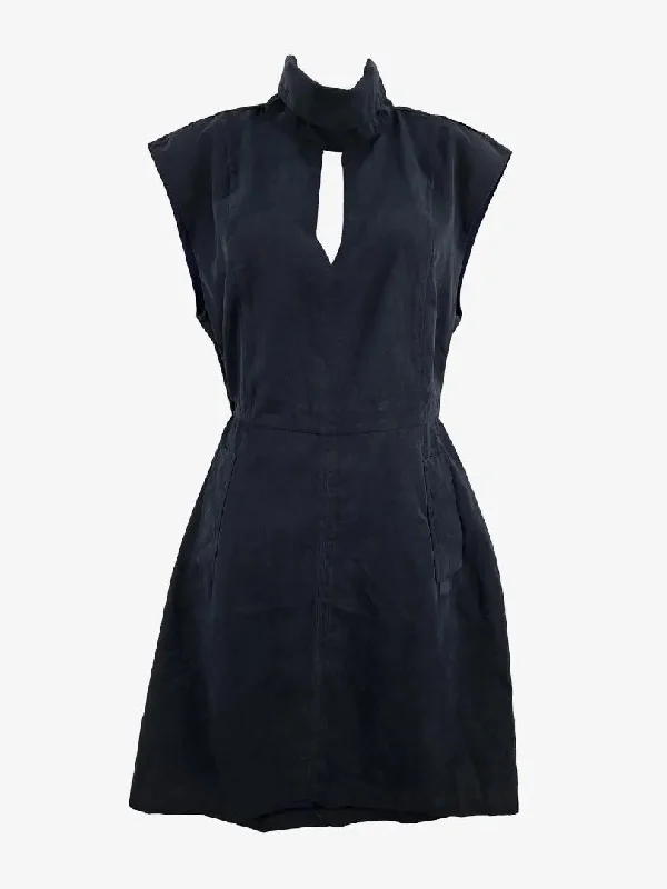 Fashion Forward Cooper St Navy Mock Neck Tailored Mini Dress Size 10