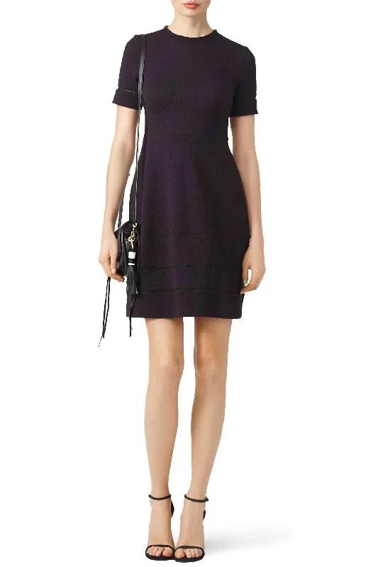 Women's Holiday Attire Hampton Dress In Black