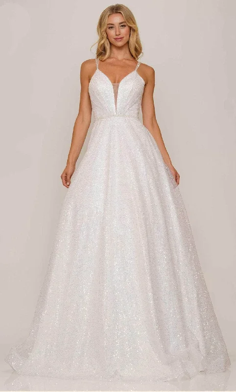 Special Offers, Don't Miss Colors Dress G1095 - Plunging Neckline Sequin Ballgown
