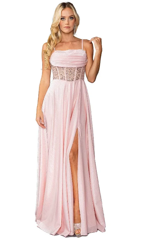 Must Haves Dancing Queen 4463 - Pleated A-Line Prom Gown