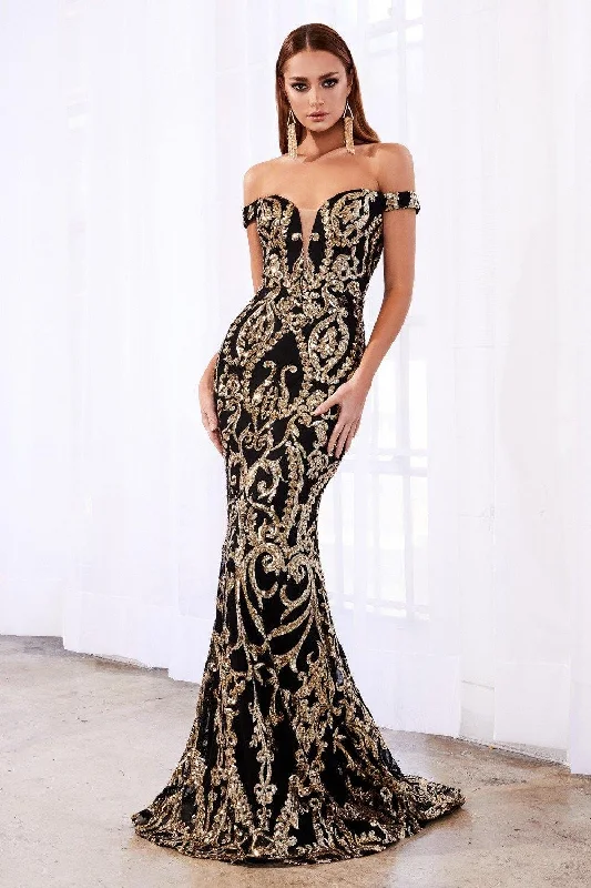 Women’s Evening Wear Cinderella Divine CD9234 Long Formal Evening Gown