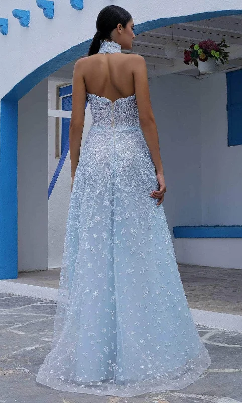 Casual Chic MNM Couture K3997 - High-Neck Beaded Prom Gown