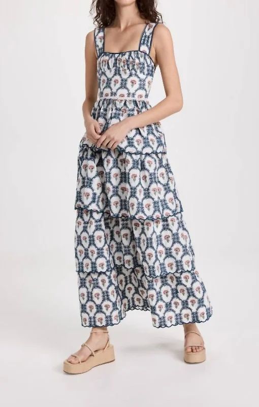 Versatile Style Wardrobe Karmen Dress In Rose In Blue