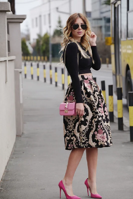 Huge Price Cut Julia Fashion - Summer Sexy Women Retro Floral High Waist Skirts
