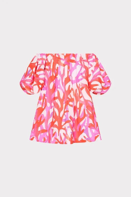 Seasonal Clearance Jamie Under The Sea Off The Shoulder Mini Dress