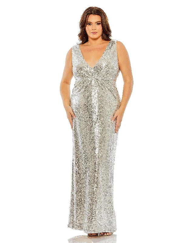 Exclusive Discount Mac Duggal 68538 Fabulouss Long Plus size Formal Dress