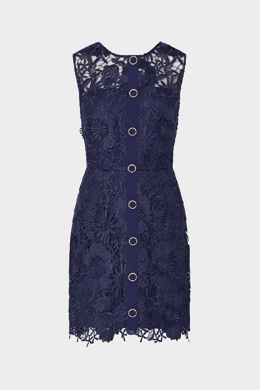 Chic And Trendy Judy Lace Mini Dress