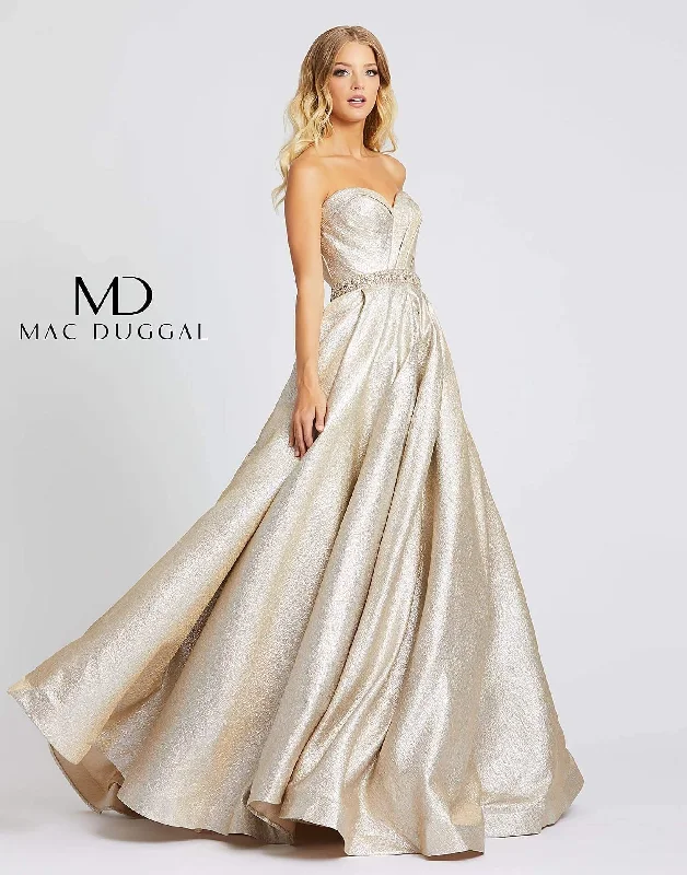 Women's Clothes Online Shopping Mac Duggal Long Strapless Sweetheart Prom Ball Gown Sale