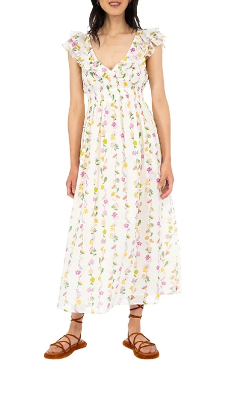 Ethnic Cultural Event Wear Maya Dress In Magnolia