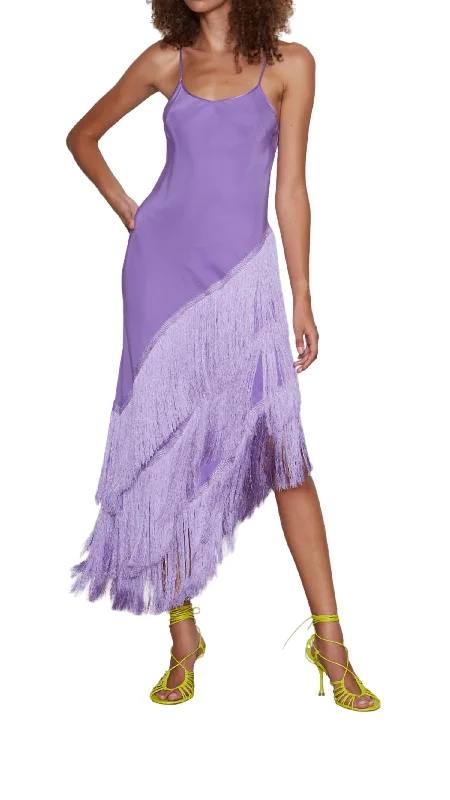 Unleash Your Trendy Side Cristina Dress In Purple