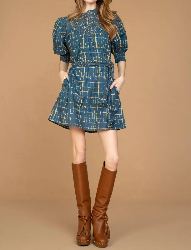 Women's Seasonal Clothes Bea Dress In Off The Grid Midnight