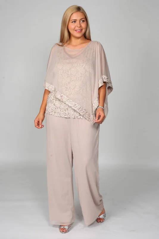 Trendy Threads R&M Richards 2378W Plus Size Mother Of The Bride Pant Set