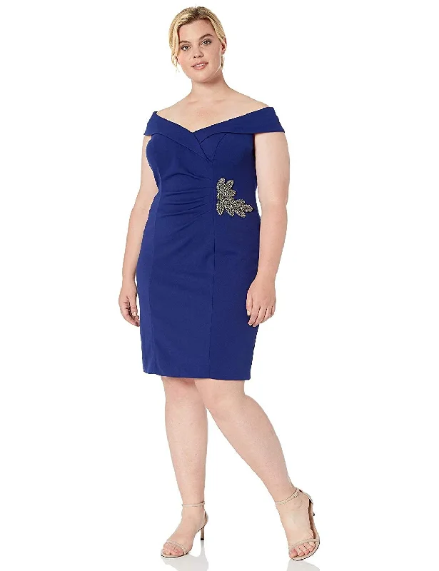 Flash Sale Fever Alex Evenings AE8460212 Plus Size Short Dress