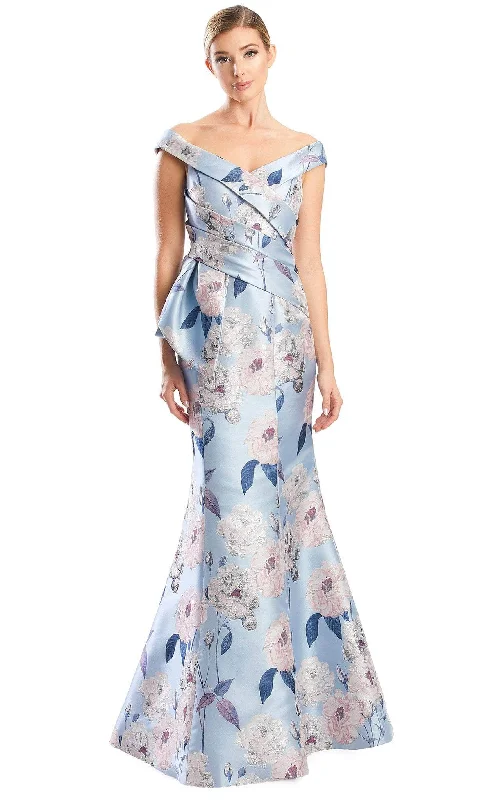 Crazy Discounts, Hurry Up Alexander by Daymor 1767S23 - Floral Printed Evening Gown