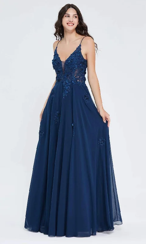 Fresh Fashion Discounts J'Adore Dresses - J20001 Floral Lace Applique Gown