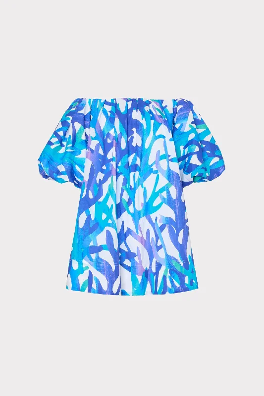 High-Quality Women’s Fashion Dresses Jamie Under The Sea Off The Shoulder Mini Dress