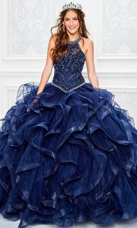 Gift Ideas Princesa by Ariana Vara PR11940 - Halter Ruffled Ballgown