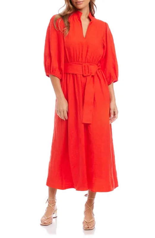 Limited Edition Quinn Dress In Saffron