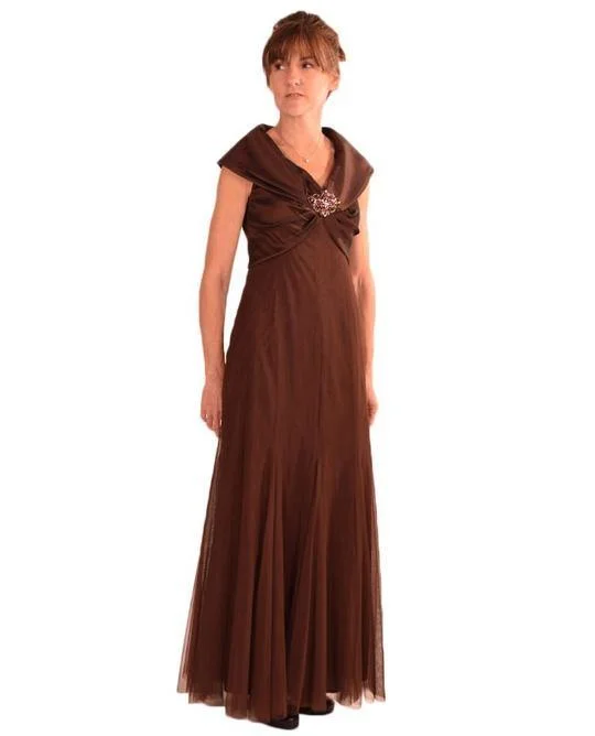 All Season Fashion Collection Emma Street Long Formal Mother of the Bride Dress