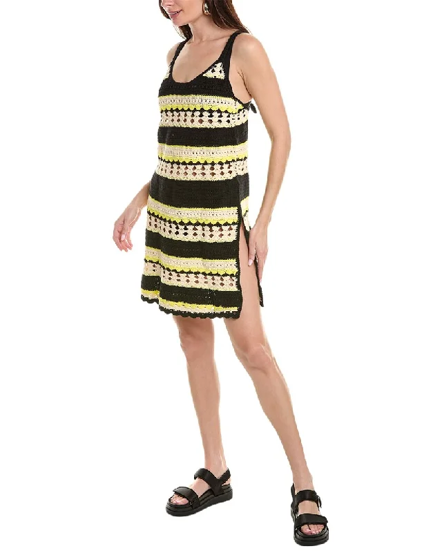 Clothes Of Woman GANNI Crochet Cover-Up Slip Dress