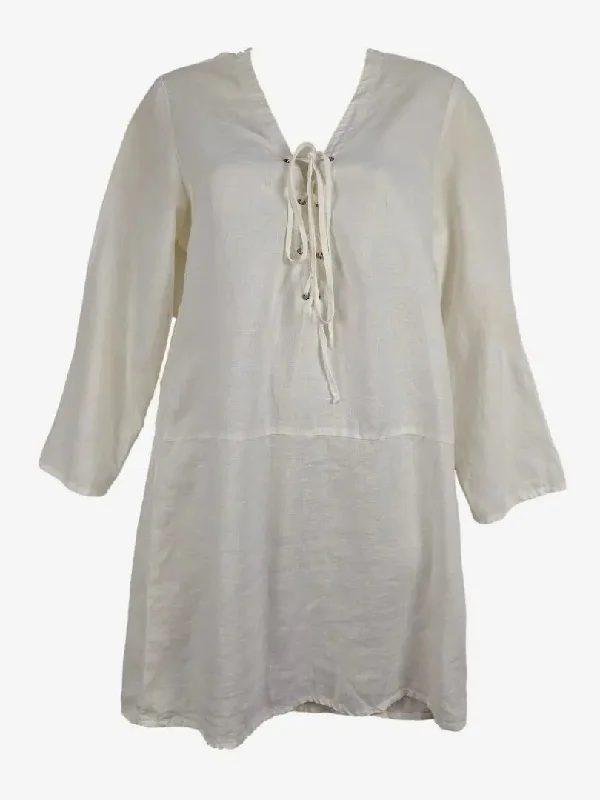 Flash Sale Fever Matin Criss Cross Tunic Mini Dress Size 8