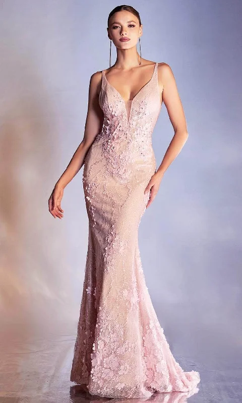 Affordable Women’s Clothing Online Cinderella Divine - Scoop Back Trumpet Evening Gown CDS403