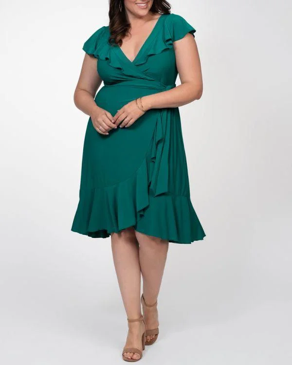 Casual Fashion Kiyonna Short Formal Plus Size Dress