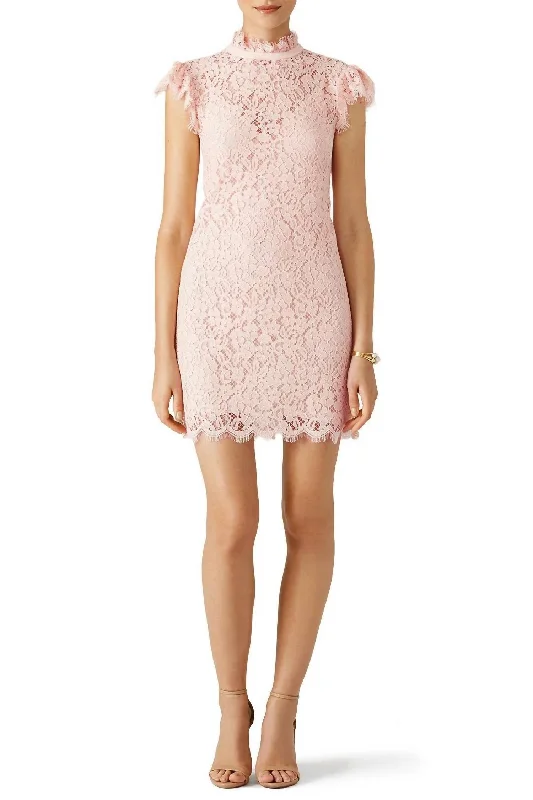 Women's Clothing Brands Kara Lace Dress In Pink