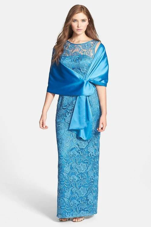 Sale Clearance Adrianna Papell AP81890040 Long Mother of the Bride Lace Dress