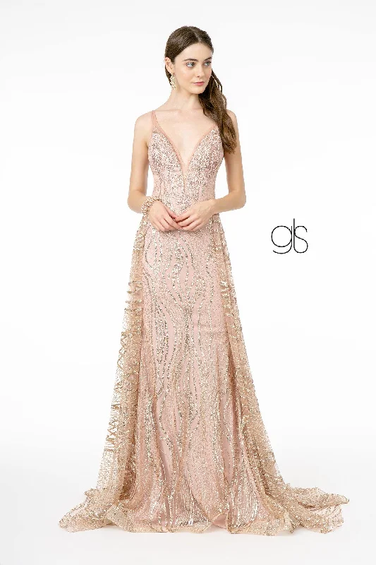 Trendy Attire For Her Glitter Sequin Mesh A-Line Prom Dress
