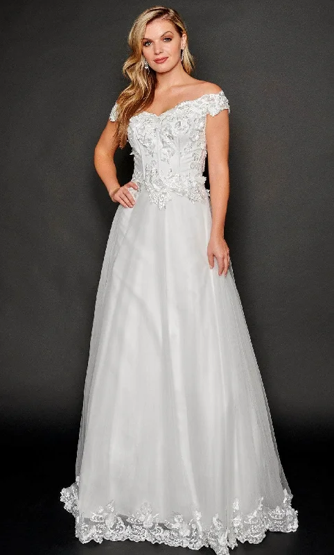 Effortless Style, Endless Impact Nina Canacci 2369 - Off-Shoulder Sweetheart Neck Prom Gown