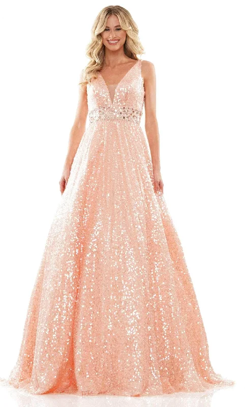 Big Discounts Colors Dress 2967 - Beaded A-Line Prom Gown
