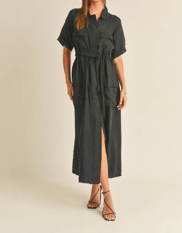Chic & Cozy Collection Stargazer Dress In Black