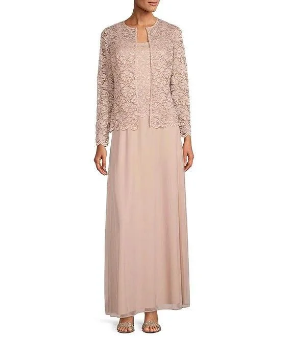 Massive Selection Sale Marina  Long Formal Mother of the Bride Jacket Gown