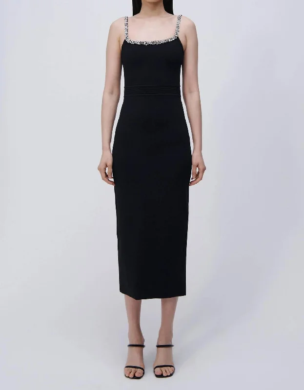 Trend Setting Threads Marci Dress In Black