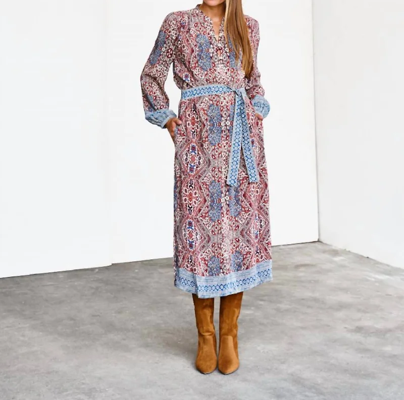 Unique Women's Fashion Pieces Virna Dress In Multi