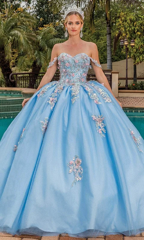 Romantic Fashion Discounts Dancing Queen 1845 - Floral Beaded Sweetheart Ballgown