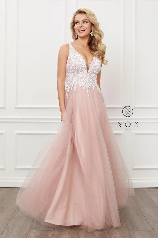 Discount Extravaganza Long Low Cut Prom Dress