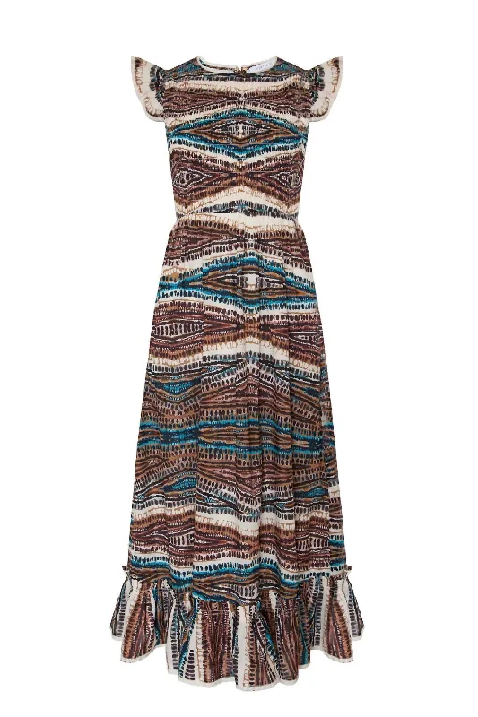 Summer Sale Hayward Dress In Zig-Zag