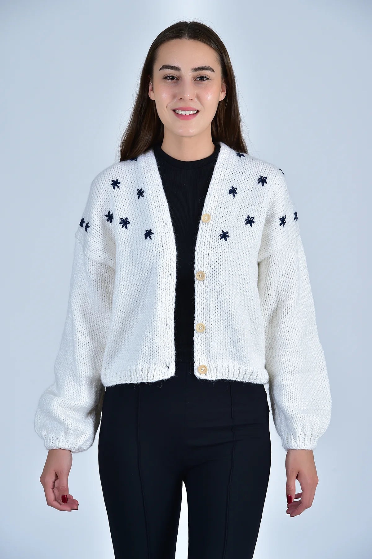 Huge Discounts This Week Sisters Bloom Cardigan in Navy Floral